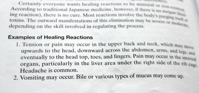 healing reaction