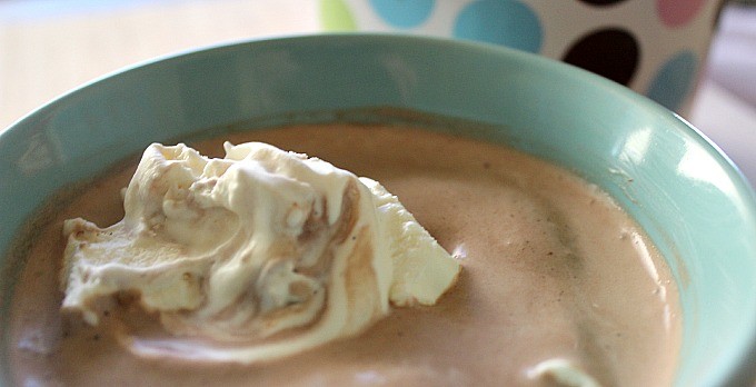 Homemade Chocolate Malt Ice Cream