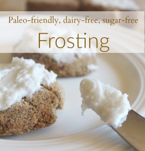Dairy-free, Sugar-free Frosting - It Takes Time