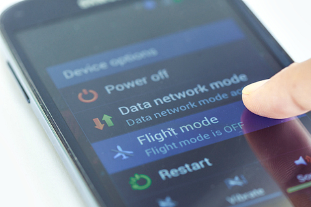Cell Phone in Flight Mode