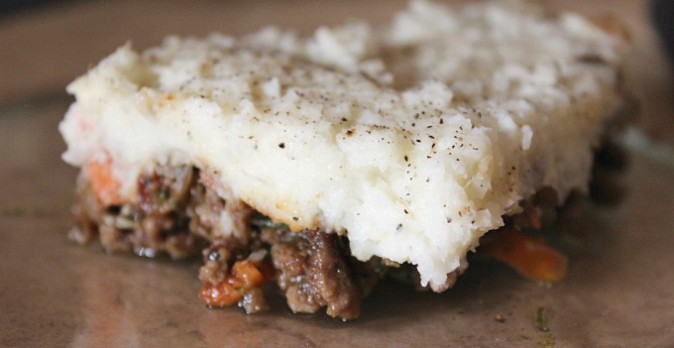 Potato-free Shepherd’s Pie